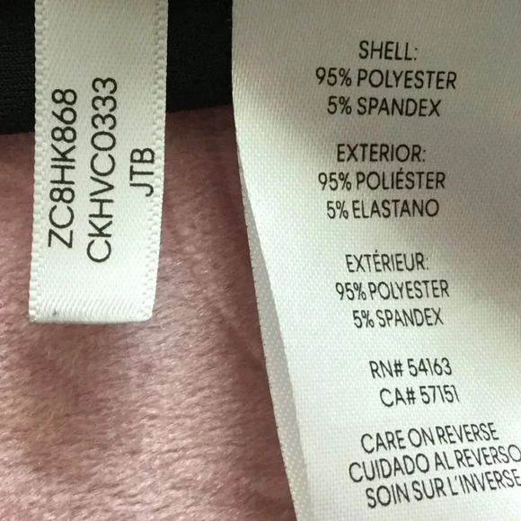 Calvin Klein  black sleeve blouse Sz M - Picture 10 of 10